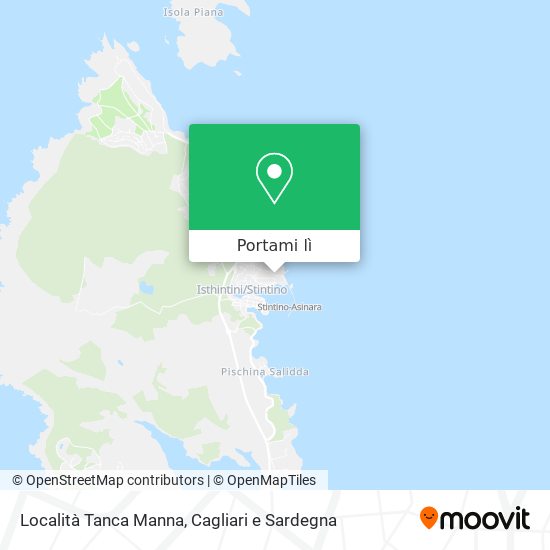 Mappa Località Tanca Manna