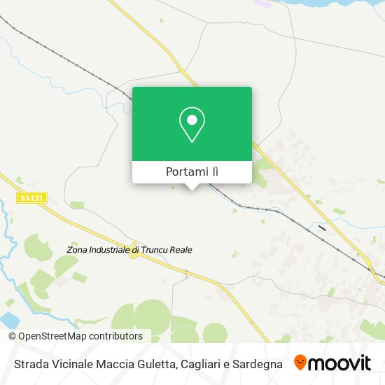 Mappa Strada Vicinale Maccia Guletta