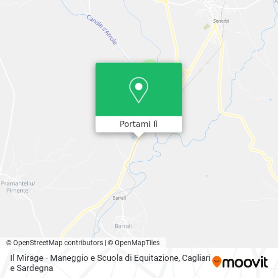 Mappa Il Mirage - Maneggio e Scuola di Equitazione