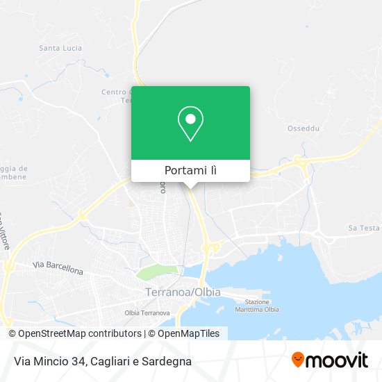 Mappa Via Mincio 34