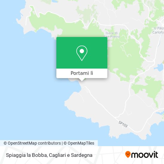 Mappa Spiaggia la Bobba