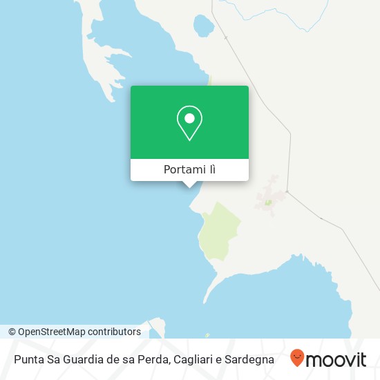 Mappa Punta Sa Guardia de sa Perda