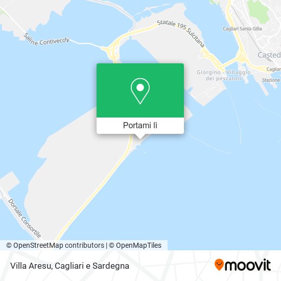 Mappa Villa Aresu
