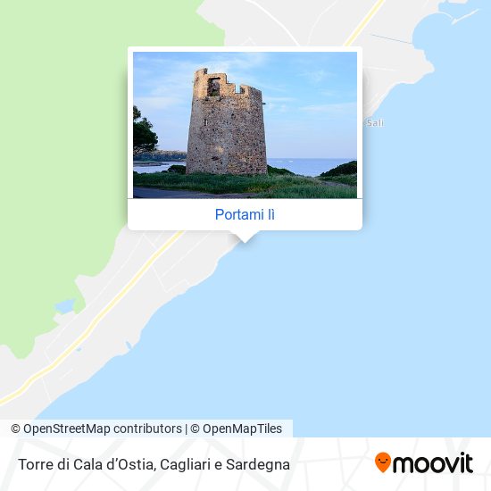 Mappa Torre di Cala d’Ostia