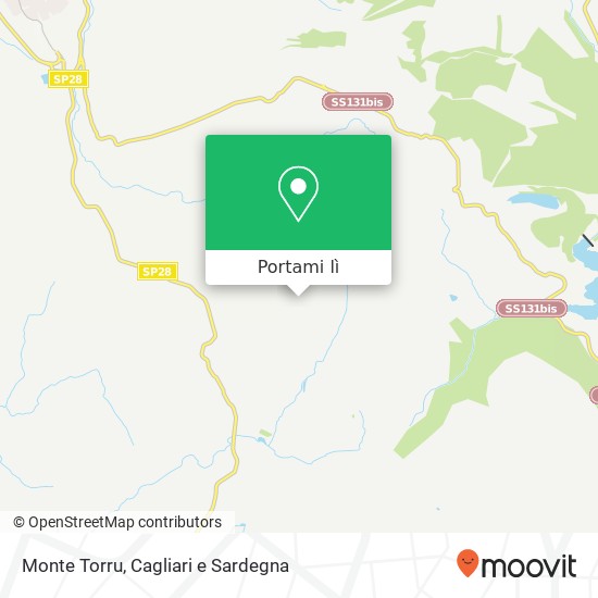 Mappa Monte Torru