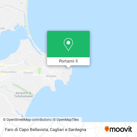 Mappa Faro di Capo Bellavista