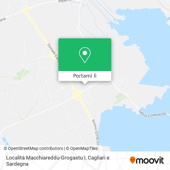 Mappa Località Macchiareddu-Grogastu I