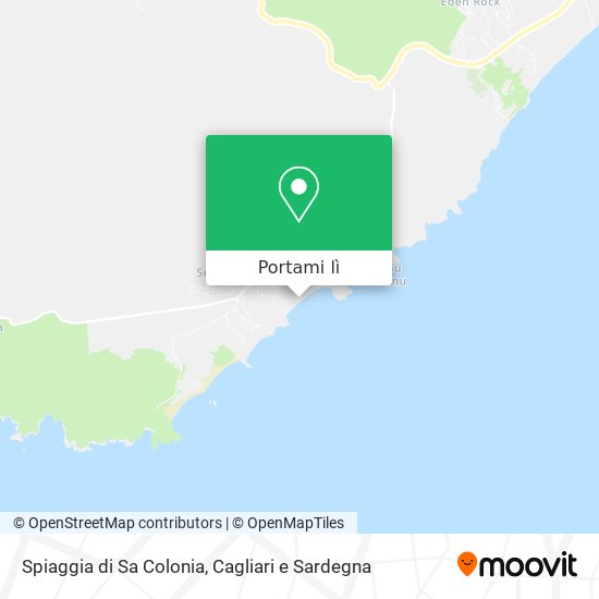 Mappa Spiaggia di Sa Colonia