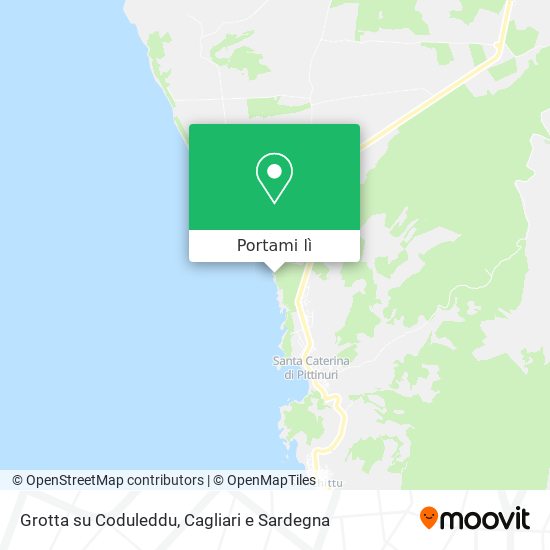 Mappa Grotta su Coduleddu