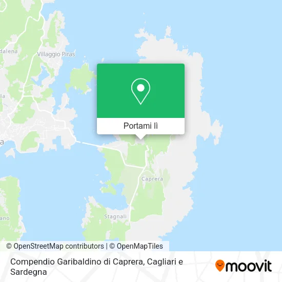 Mappa Compendio Garibaldino di Caprera