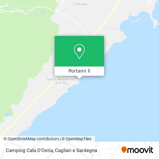 Mappa Camping Cala D'Ostia