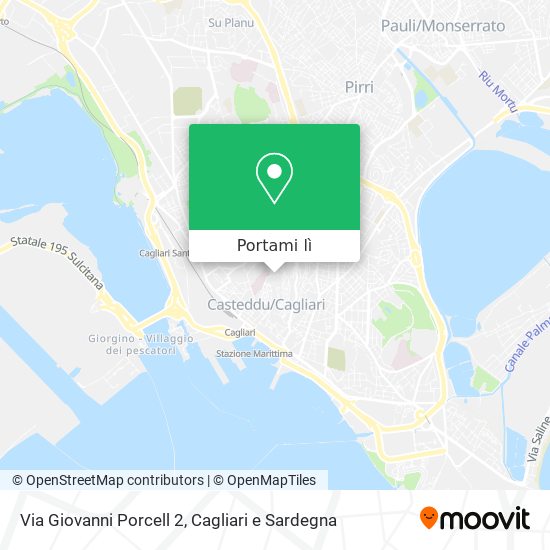 Mappa Via Giovanni Porcell 2