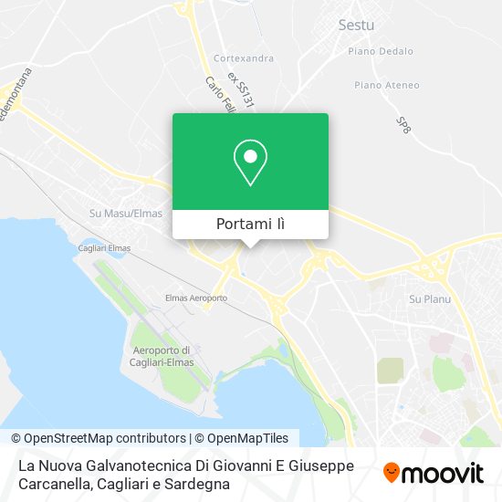 Mappa La Nuova Galvanotecnica Di Giovanni E Giuseppe Carcanella