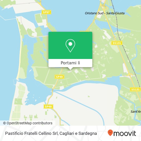 Mappa Pastificio Fratelli Cellino Srl