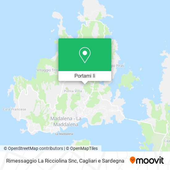 Mappa Rimessaggio La Ricciolina Snc