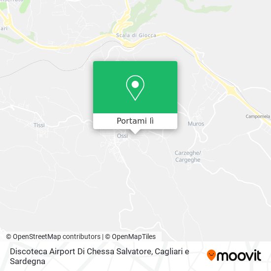 Mappa Discoteca Airport Di Chessa Salvatore