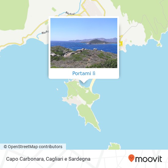 Mappa Capo Carbonara