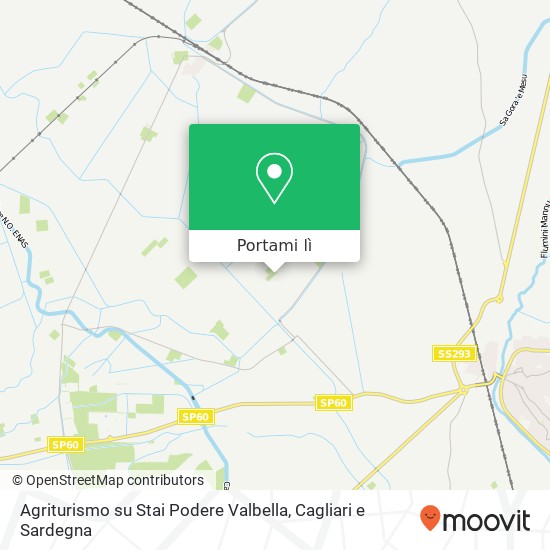 Mappa Agriturismo su Stai Podere Valbella