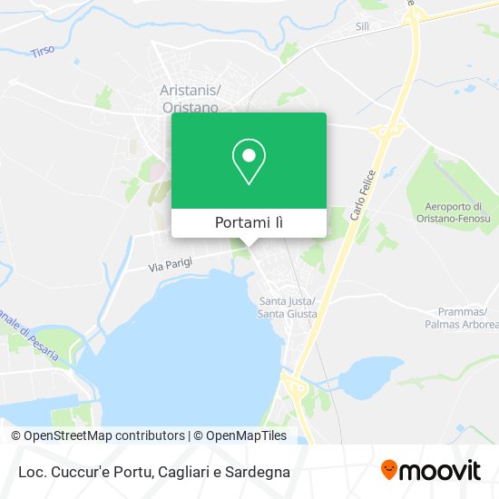 Mappa Loc. Cuccur'e Portu