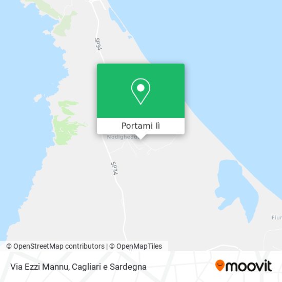 Mappa Via Ezzi Mannu
