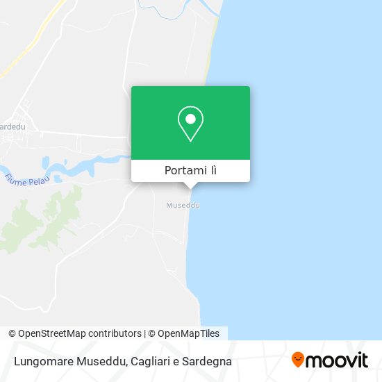 Mappa Lungomare Museddu