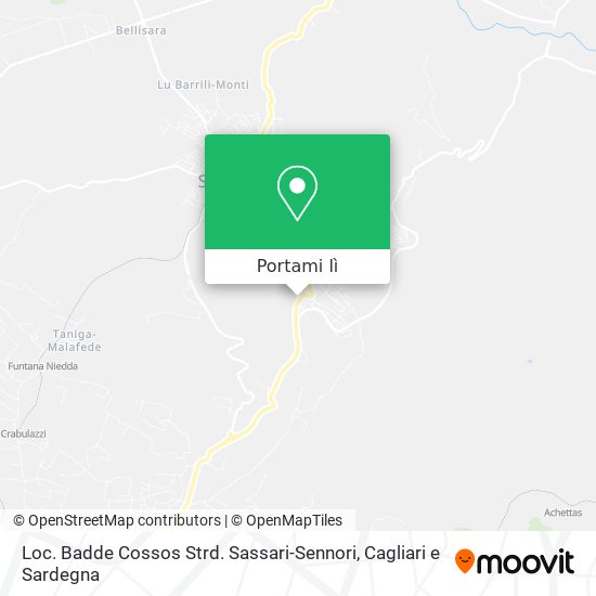 Mappa Loc. Badde Cossos Strd. Sassari-Sennori
