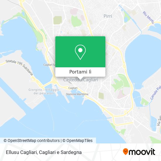 Mappa Ellusu Cagliari