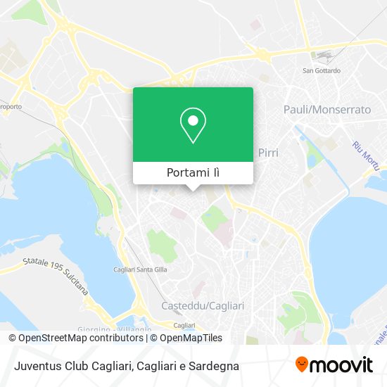 Mappa Juventus Club Cagliari