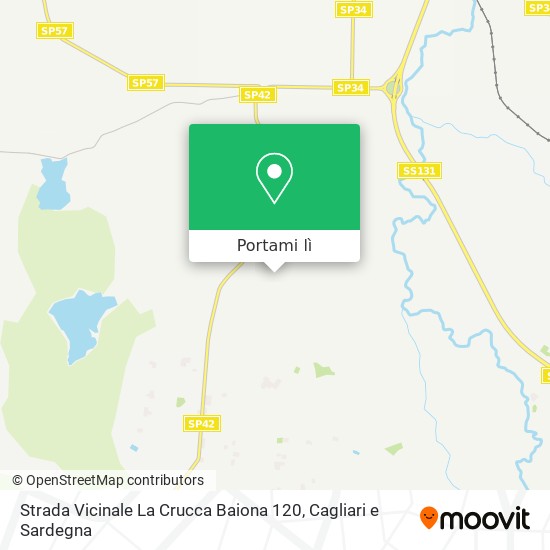 Mappa Strada Vicinale La Crucca Baiona 120