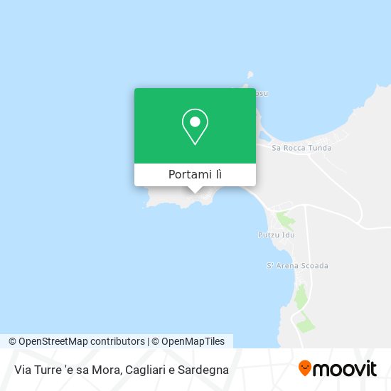 Mappa Via Turre 'e sa Mora