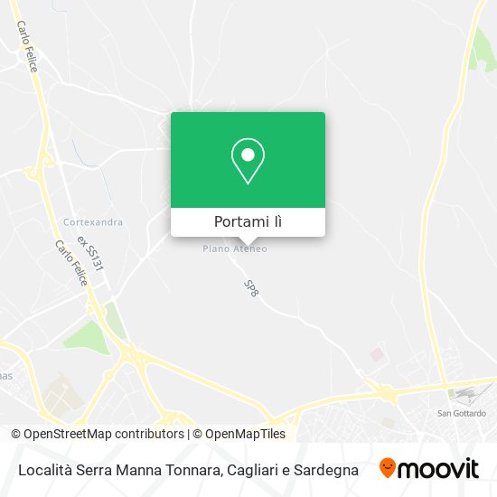 Mappa Località Serra Manna Tonnara