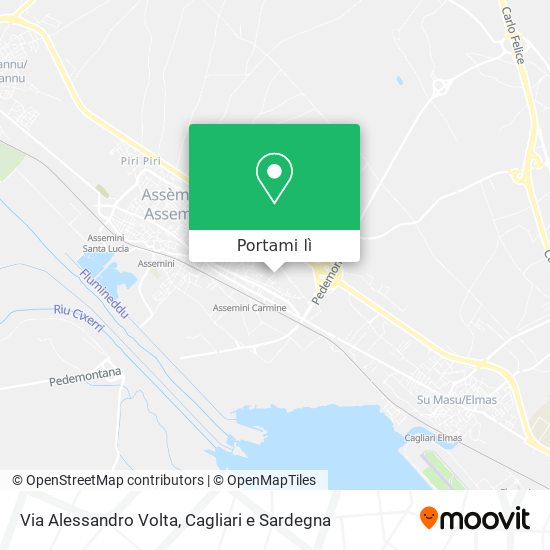 Mappa Via Alessandro Volta