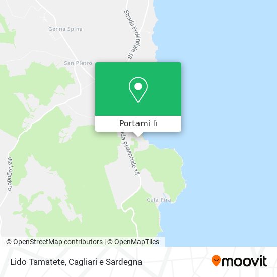 Mappa Lido Tamatete