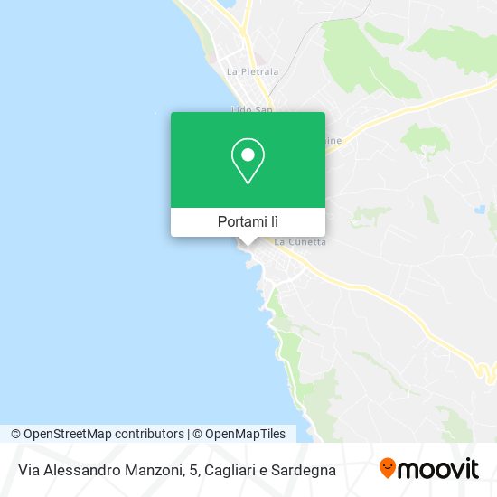 Mappa Via Alessandro Manzoni, 5