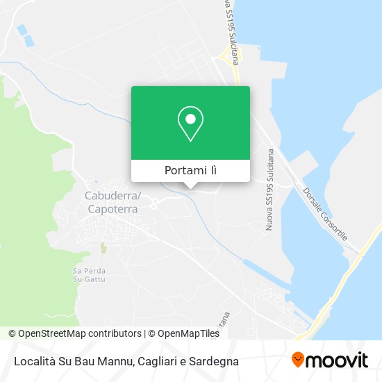 Mappa Località Su Bau Mannu