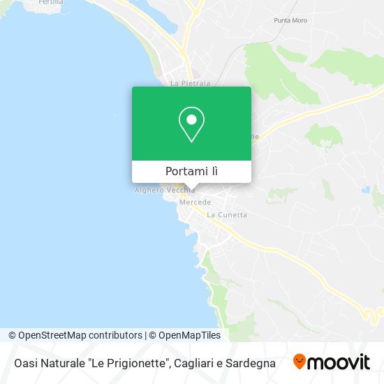Mappa Oasi Naturale "Le Prigionette"