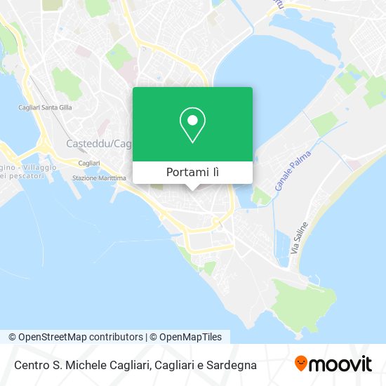 Mappa Centro S. Michele Cagliari