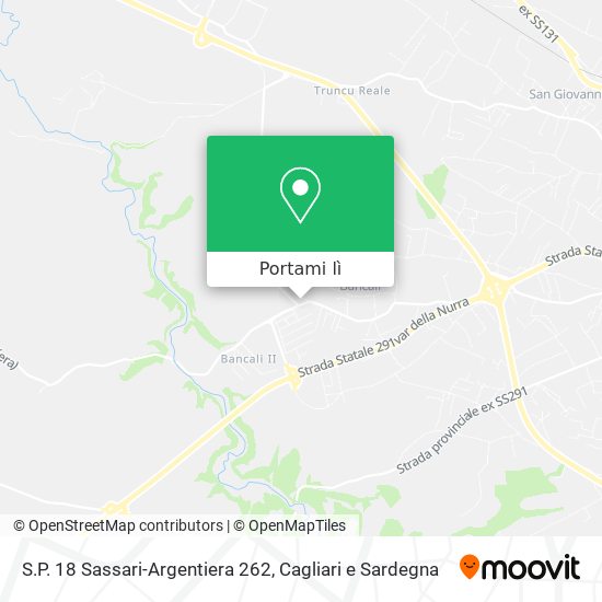 Mappa S.P. 18 Sassari-Argentiera 262