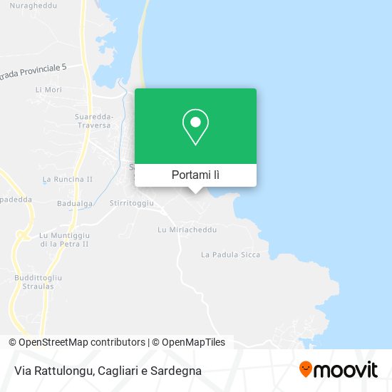 Mappa Via Rattulongu