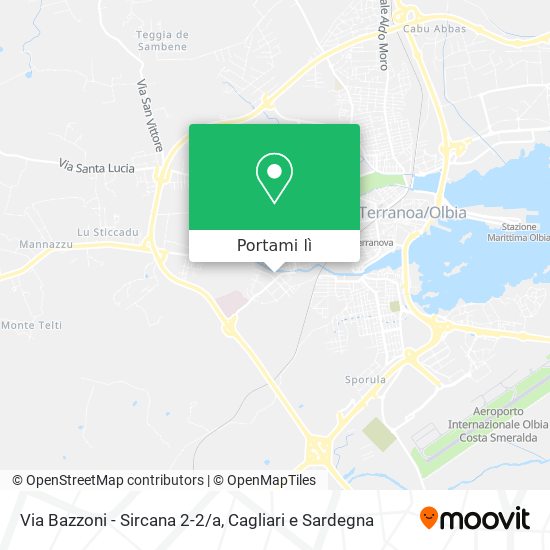 Mappa Via Bazzoni - Sircana 2-2/a