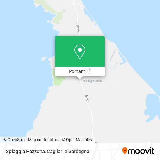 Mappa Spiaggia Pazzona