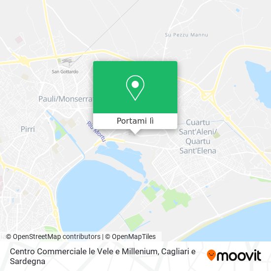 Mappa Centro Commerciale le Vele e Millenium