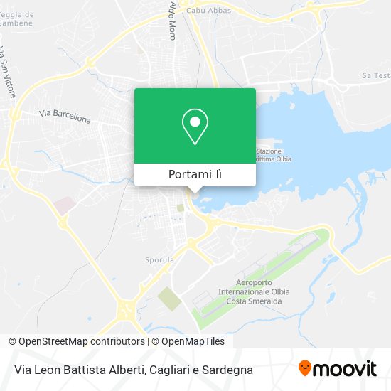 Mappa Via Leon Battista Alberti