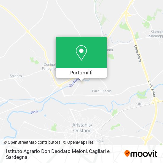 Mappa Istituto Agrario Don Deodato Meloni