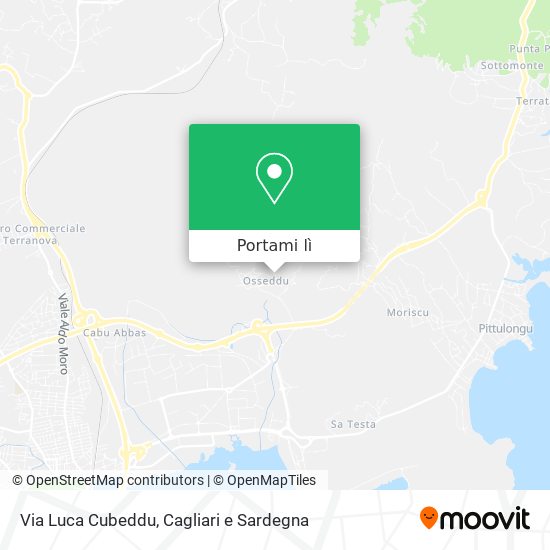 Mappa Via Luca Cubeddu