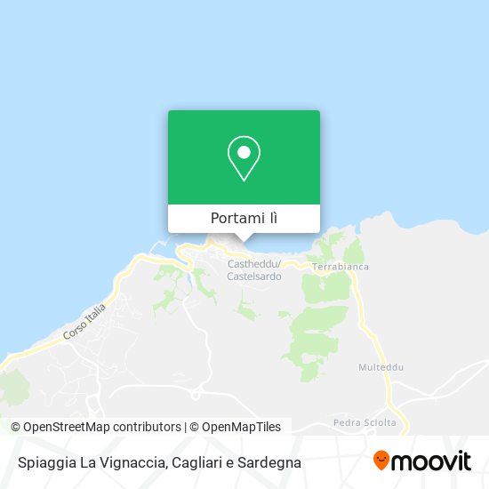 Mappa Spiaggia La Vignaccia