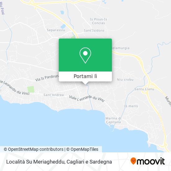 Mappa Località Su Meriagheddu
