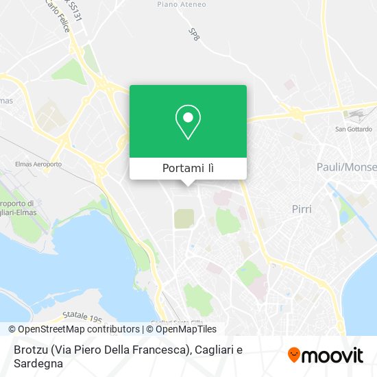 Mappa Brotzu (Via Piero Della Francesca)
