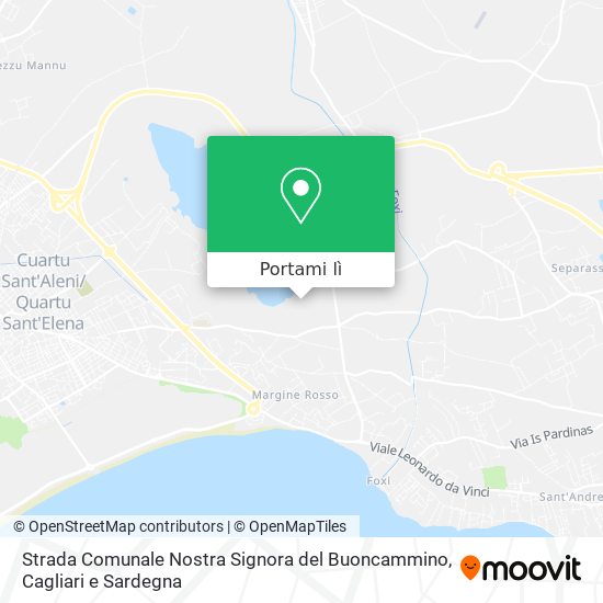 Mappa Strada Comunale Nostra Signora del Buoncammino
