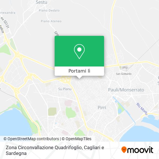 Mappa Zona Circonvallazione Quadrifoglio